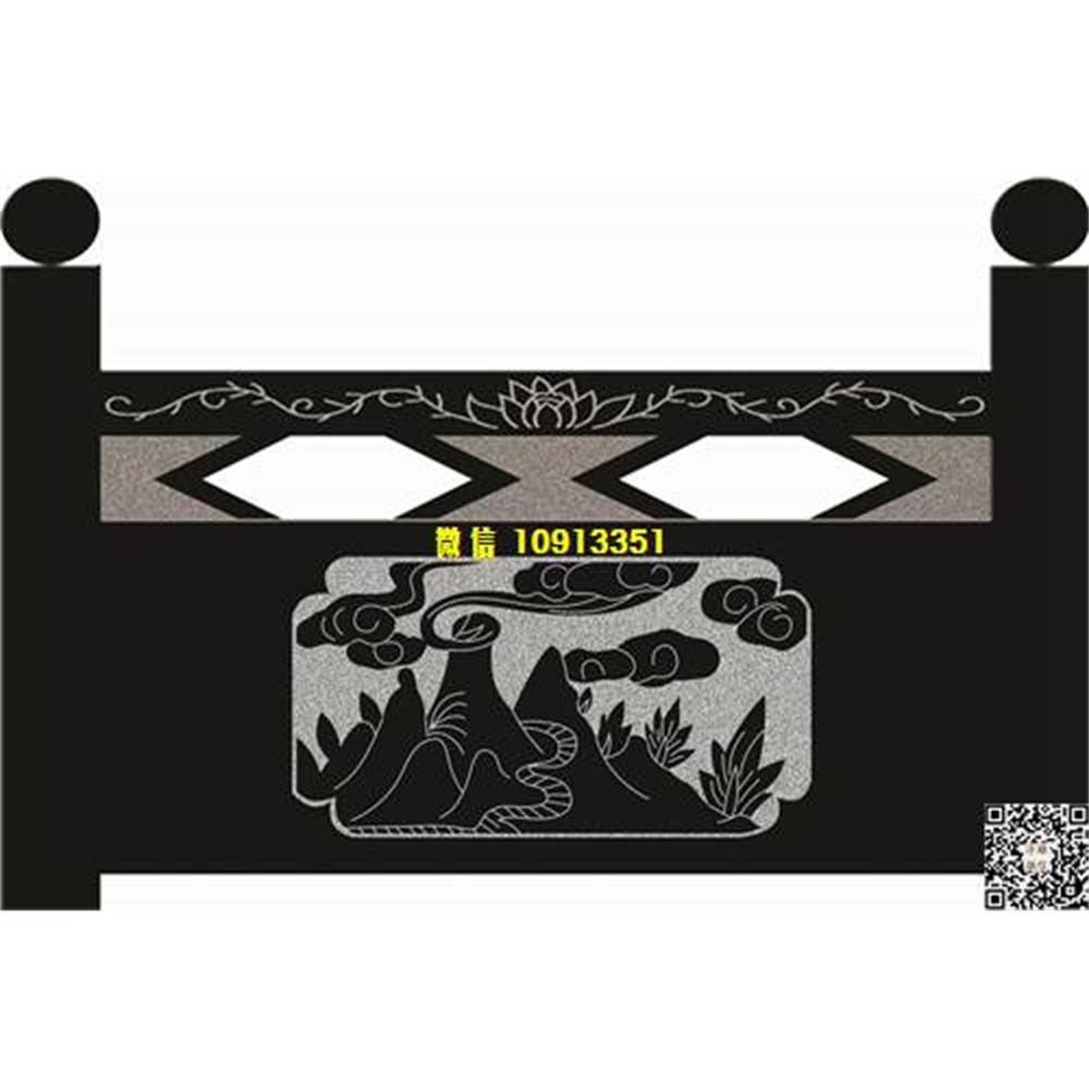 精雕图186山鹤栏板精雕图线雕图线条图单线铣底图_电脑雕刻plt文泰矢量图精雕图浮雕图